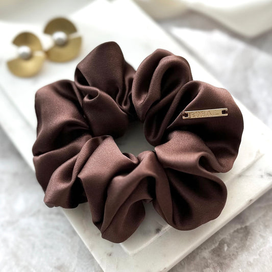 Large Scrunchie Braun