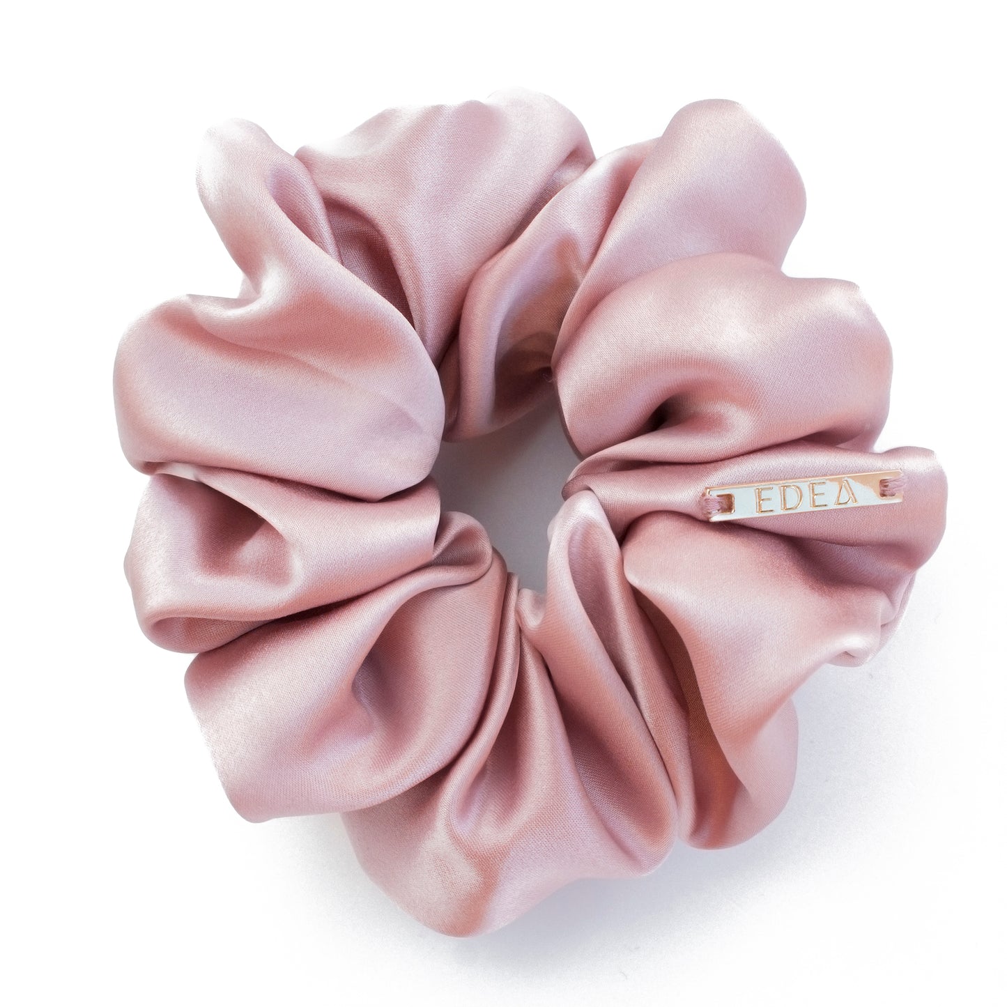 Large Scrunchie aus Seide Rosa